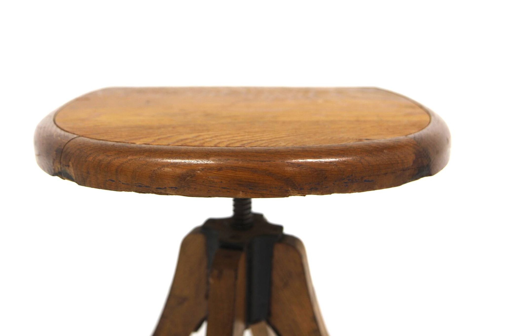 Tabouret tripode en pin, Suède, 1920