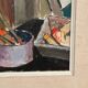 Original Swedish Oil on Canvas – “Still Life” by Harry Holmberg – Signed – Dated 1956 – Vintage & Framed – 47 × 34.5 cm (18.5" × 13.6")
