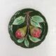 Pair old earthenware plates numbered dimension: diameter -6cm- height -6cm-