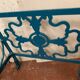 Pair of Empire style beds in patinated cast iron 20th century