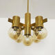 Swedish brass chandelier model 1892 by Hans Agne Jakobsson