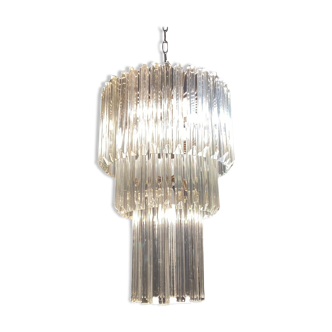 Italian murano glass prism chandelier