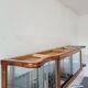 Elegant corrugated hanging display cabinet