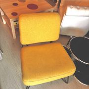 Vintage Watford armchair in mustard yellow velvet