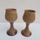 Duo beer cups Pottery Rye Sussex