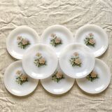 Dessert plates Rose Arcopal