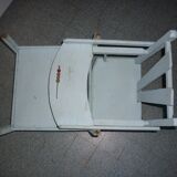 Vintage doll blue high chair
