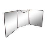 King size triptych barber mirror