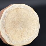 70s glazed stoneware pitcher – signed, French ceramic