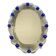 Hand-Carved Venetian Oval Mirror by Simoeng