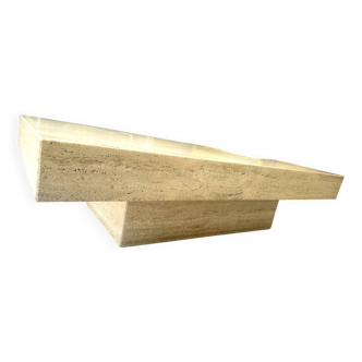 Roset line travertine coffee table