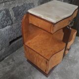 Pair of art deco bedsides