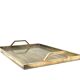 Hollywood regency brass tray, Italy 1970s