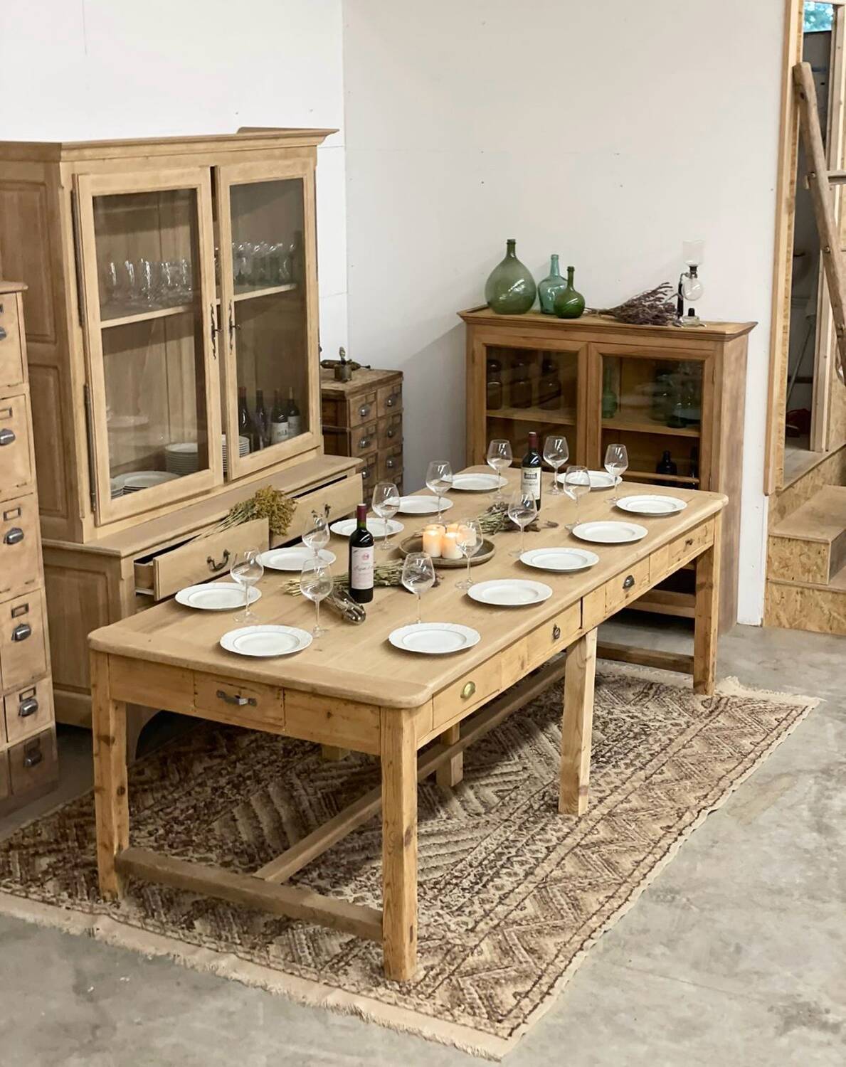 Very large farmhouse table