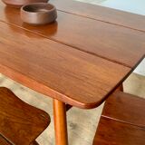 Ercol vintage solid teak meal table