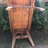 Vintage table from the Reconstruction period of Rene Gabriel in beech.