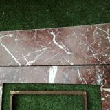 Fireplace in red marble from Languedoc