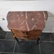 Curved chest of drawers in Louis XV style marquetry