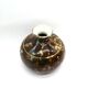 Limoges enameled porcelain ball vase