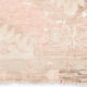 Faded red and beige vintage runner rug 322x85cm