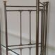 highquality freestanding glass shelf from the 80s