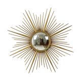 Large Vintage Sun Mirror Chaty Vallauris XL France 91cm