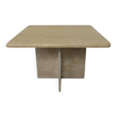 Italian Travertine Coffee Table, 1970s