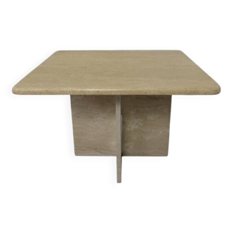 Italian Travertine Coffee Table, 1970s