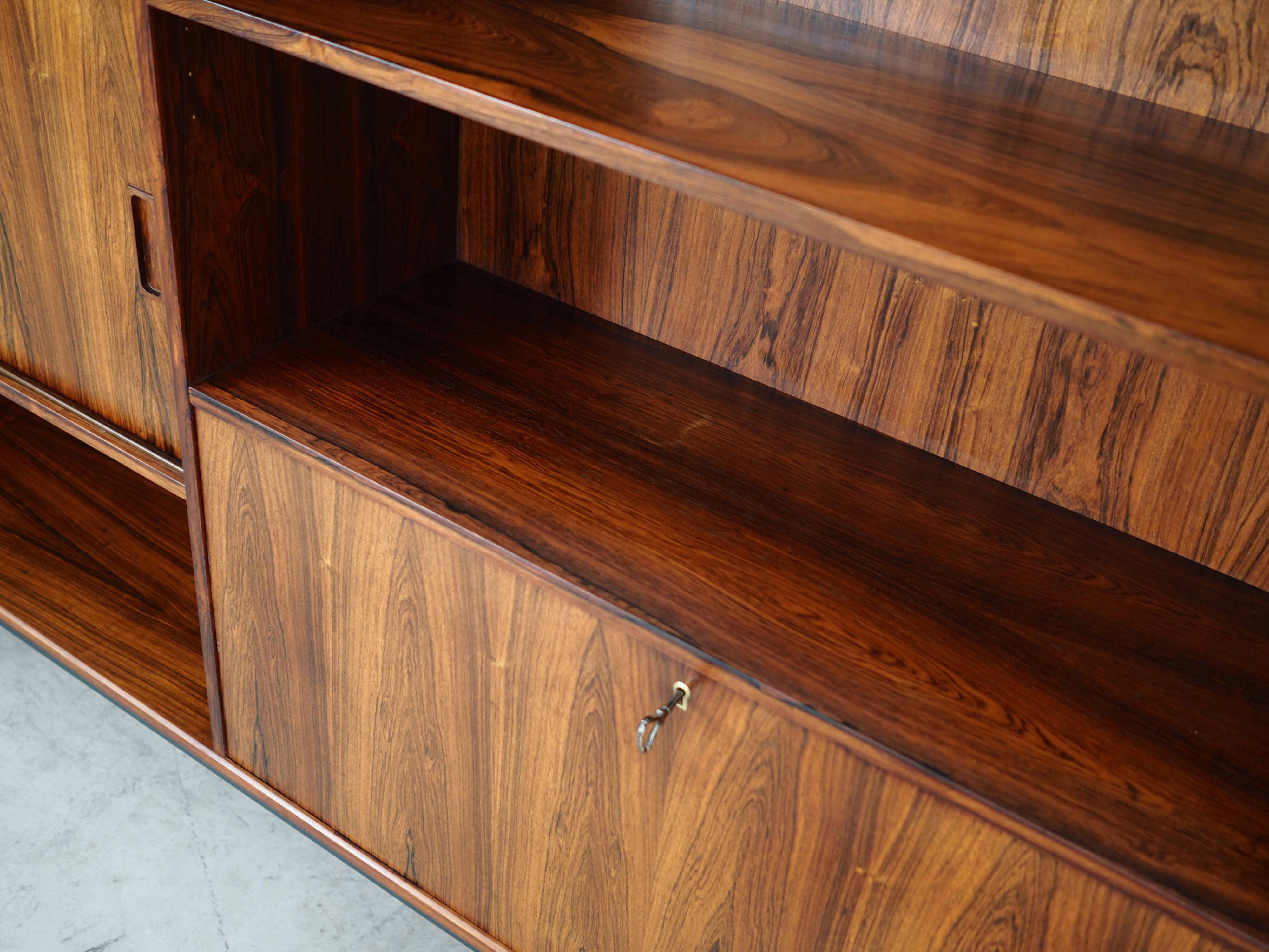 Rosewood bookcase, Danish design, 1970s, designer: Erik Jensen, production: Westergaards Møbelfabrik