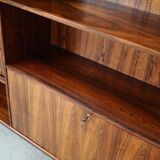 Rosewood bookcase, Danish design, 1970s, designer: Erik Jensen, production: Westergaards Møbelfabrik