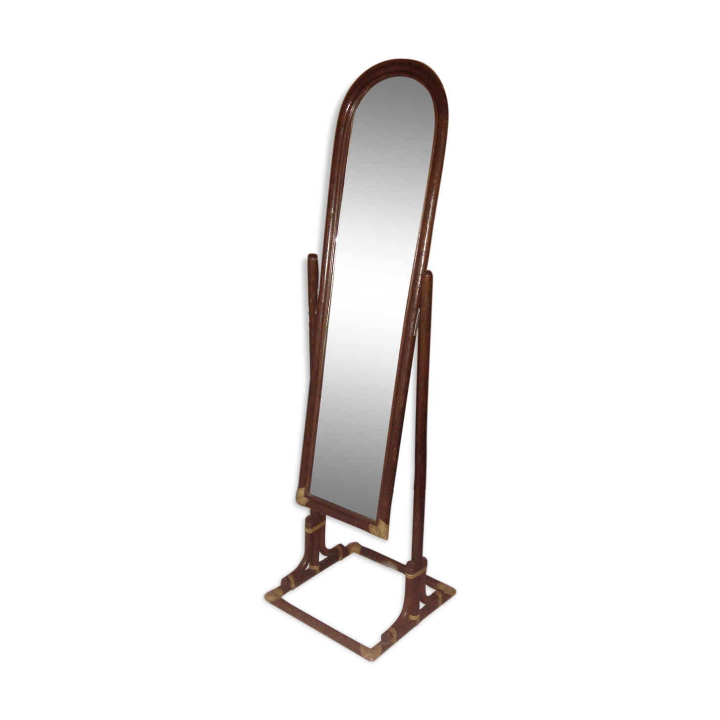 Mirror psyche 1970 rattan/bamboo 170x45cm