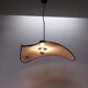 Triangular green metal pendant lamp by IBIS, 1980s
