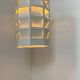 Vintage pendant light by Poul Gernes, matt white lacquered metal, by Poulsen Denmark 1960.