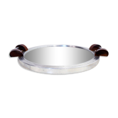 Plateau miroir art deco