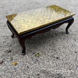 Coffee table gilded tray