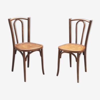 Duo de chaises bistrot baumann