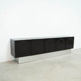 Black brutalist sideboard by Musterring