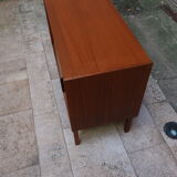 Two-door teak storage unit from the 1960s