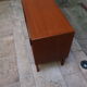 Two-door teak storage unit from the 1960s