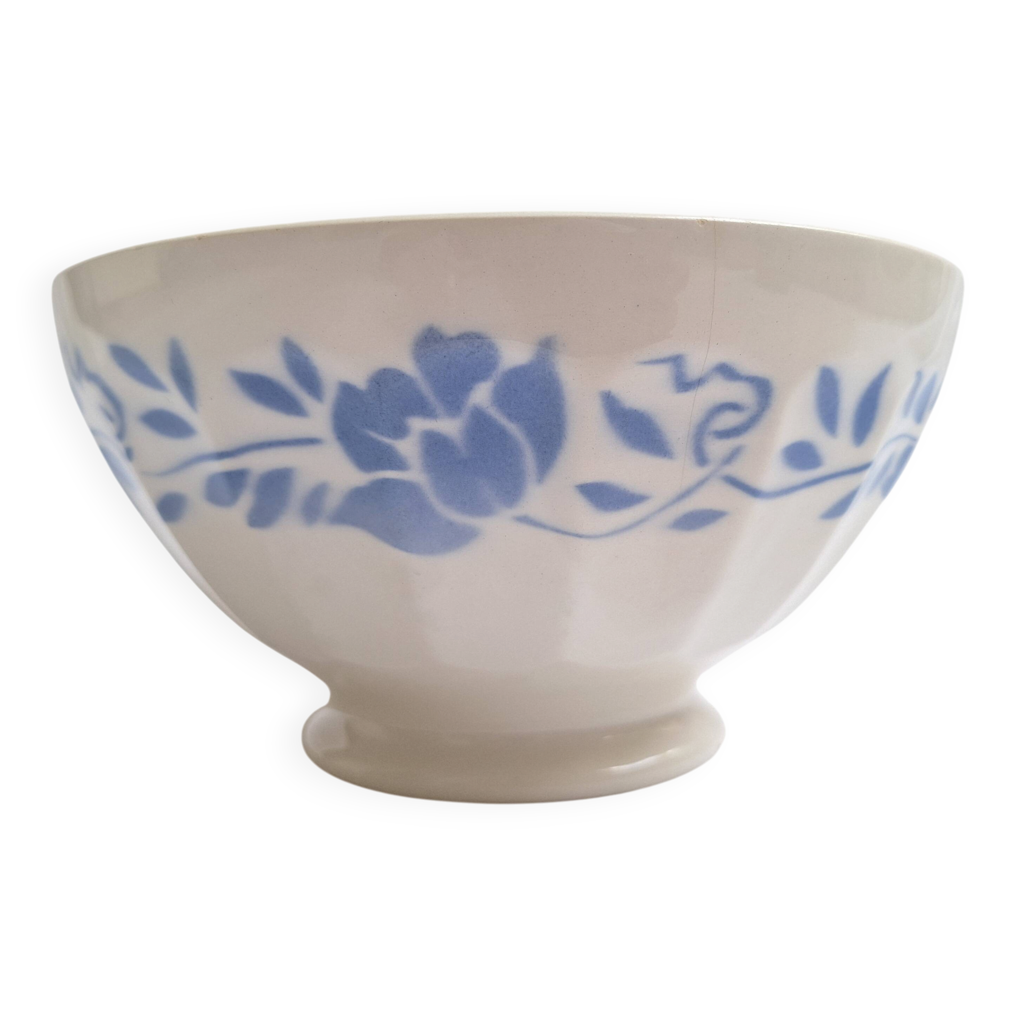 Blue and white vintage bowl