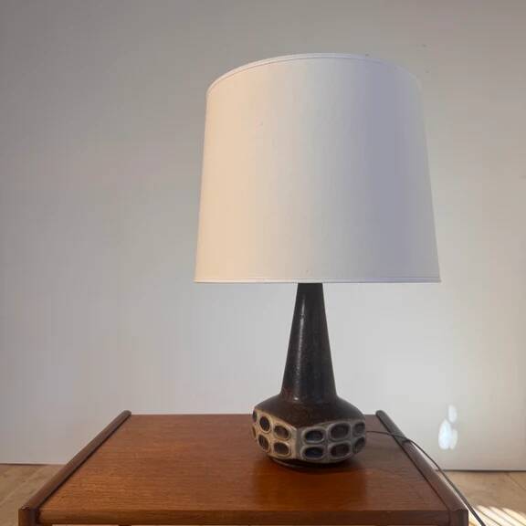 Ceramic table lamp West Germany, 1970s