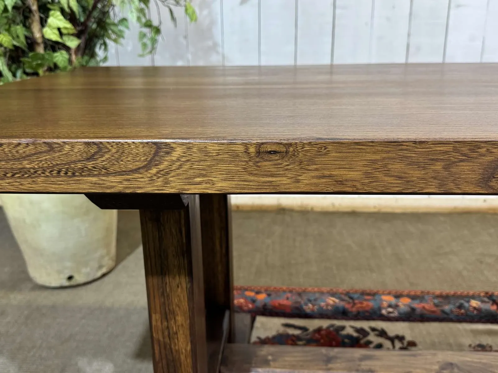 1970s elm monastery-style table
