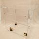 Marais International plexiglass hi-fi cabinet