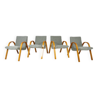 4 Steiner armchairs 1950