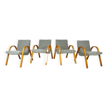 4 Steiner armchairs 1950