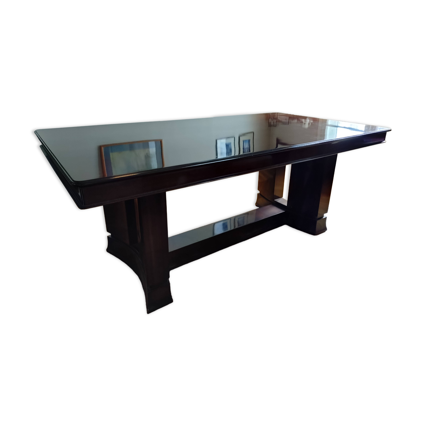 Art Deco dining table – Paul Beucher - Solid rosewood