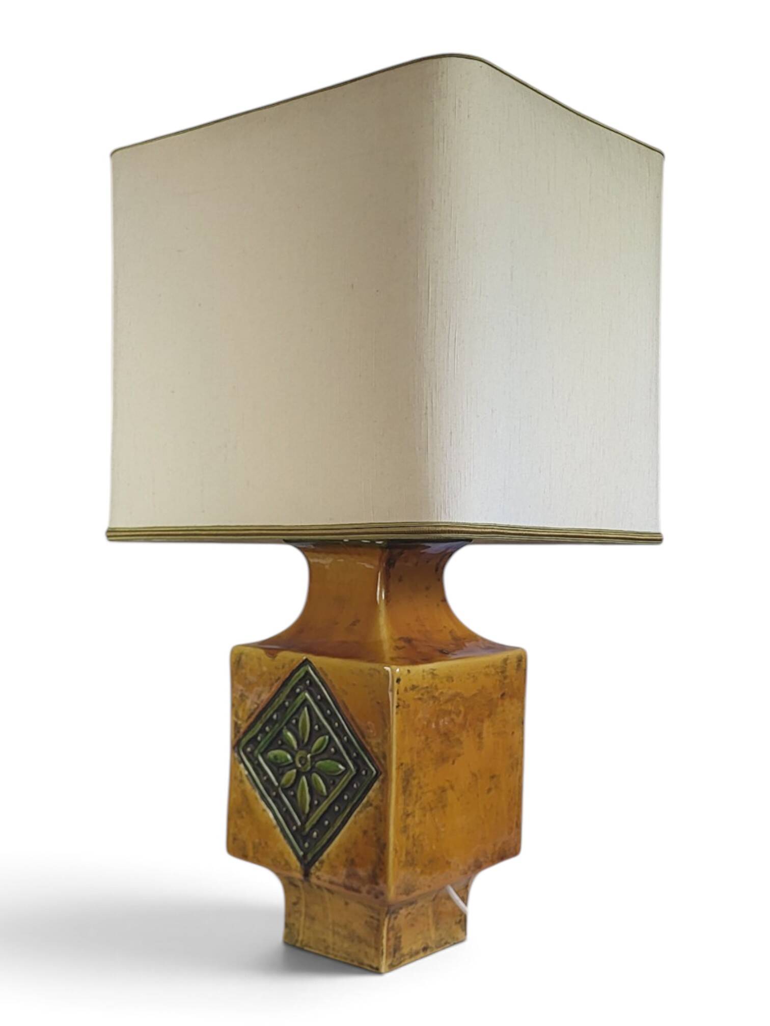 Lampe en céramique émaillée