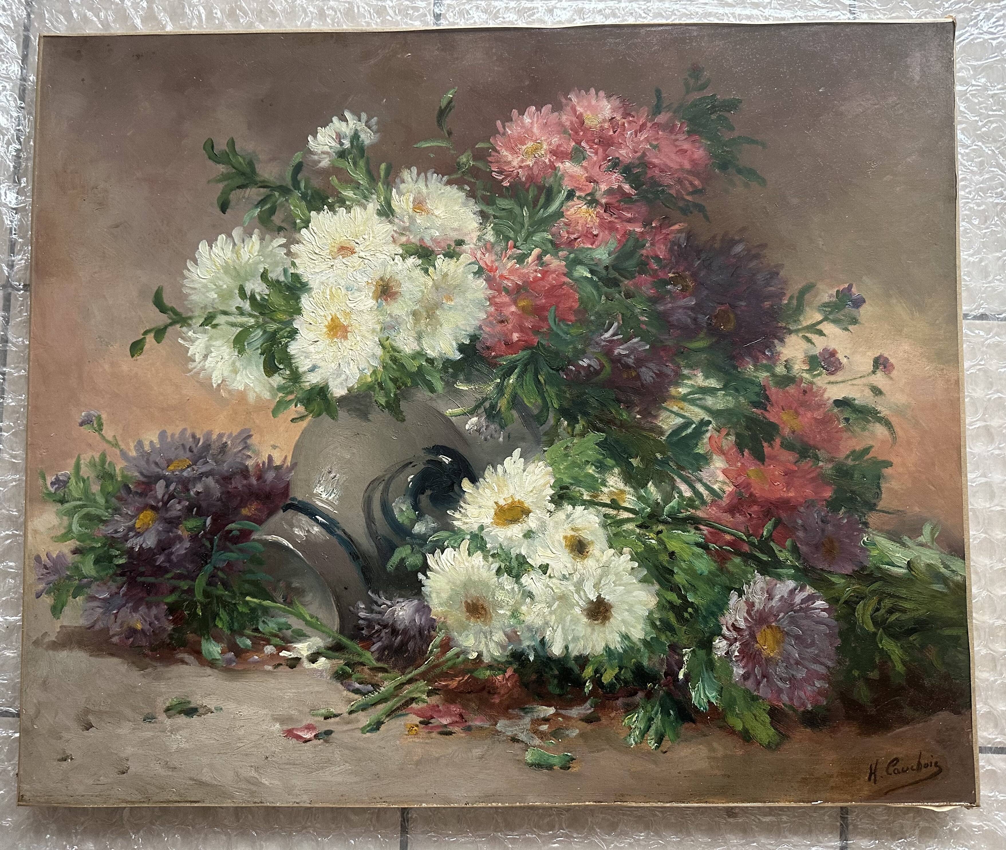 Oil on Canvas - Eugène Henri Cauchois - Fully restored