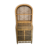 Étagère en rotin vintage