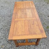 Oak farm table, 200×90 cms
